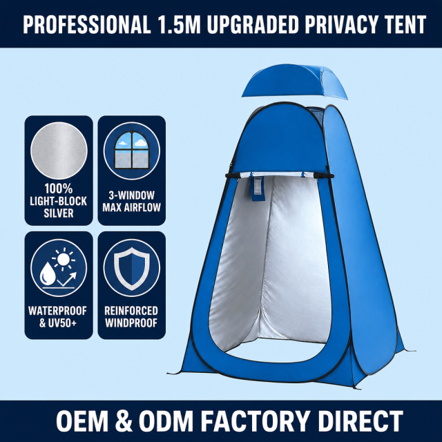 Pop Up Shower Tent 2 Person with Removable Floor & Ventilation Window | Privacy Outdoor Camping Bathroom Tent for Beach Hiking,HXM,Pop Up Shower Tent 2 Person with Removable Floor & Ventilation Window | Privacy Outdoor Camping Bathroom Tent for Beach Hiking