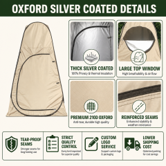 Oxford fabric Privacy Changing Tent Pop Up Portable Toilet Tent with Carry Bag | Outdoor Dressing Room Shelter for Beach Camping Festival,HXM,Oxford fabric Privacy Changing Tent Pop Up Portable Toilet Tent with Carry Bag | Outdoor Dressing Room Shelter for Beach Camping Festival