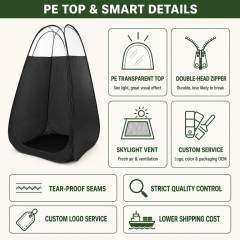 Pop Up Privacy Shower Tent 210D Silver Coated Waterproof Portable Outdoor Changing Toilet Bath Tent for Hunting Camping Fishing Wholesale OEM ODM,HXM,Pop Up Privacy Shower Tent 210D Silver Coated Waterproof Portable Outdoor Changing Toilet Bath Tent for Hunting Camping Fishing Wholesale OEM ODM