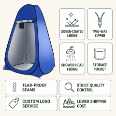 Privacy Changing Tent Pop Up Portable Toilet Tent with Carry Bag | Outdoor Dressing Room Shelter for Beach Camping Festival,HXM,Privacy Changing Tent Pop Up Portable Toilet Tent with Carry Bag | Outdoor Dressing Room Shelter for Beach Camping Festival