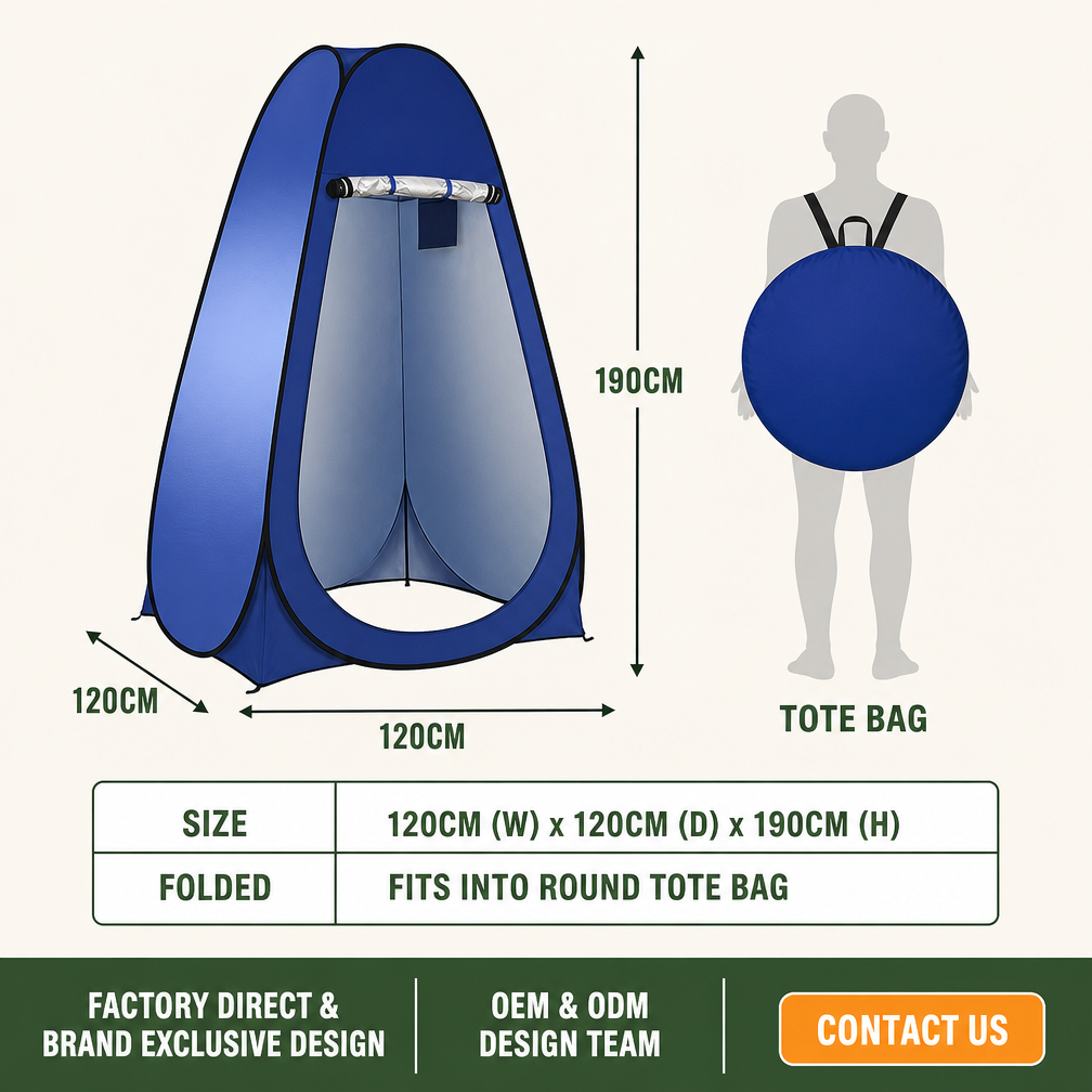 Privacy Changing Tent Pop Up Portable Toilet Tent with Carry Bag | Outdoor Dressing Room Shelter for Beach Camping Festival,HXM,Privacy Changing Tent Pop Up Portable Toilet Tent with Carry Bag | Outdoor Dressing Room Shelter for Beach Camping Festival