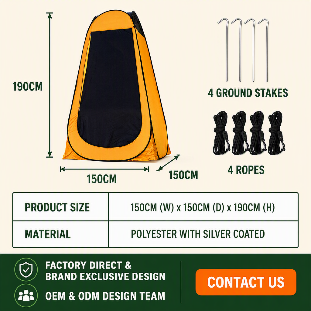 Privacy Changing Tent Pop Up Portable Toilet Tent with Carry Bag | Outdoor Dressing Room Shelter for Beach Camping Festival,HXM,Privacy Changing Tent Pop Up Portable Toilet Tent with Carry Bag | Outdoor Dressing Room Shelter for Beach Camping Festival