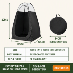 Pop Up Privacy Shower Tent 210D Silver Coated Waterproof Portable Outdoor Changing Toilet Bath Tent for Hunting Camping Fishing Wholesale OEM ODM,HXM,Pop Up Privacy Shower Tent 210D Silver Coated Waterproof Portable Outdoor Changing Toilet Bath Tent for Hunting Camping Fishing Wholesale OEM ODM