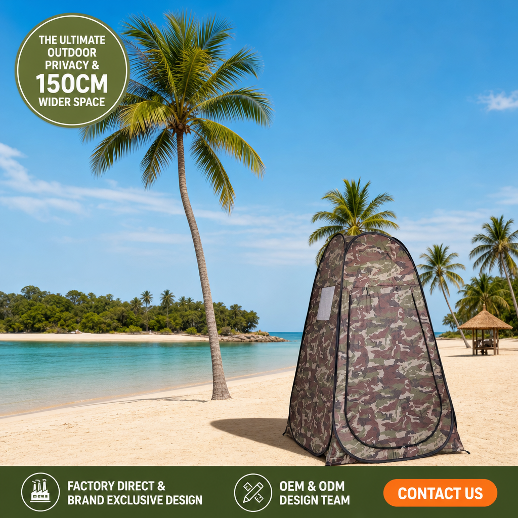 Pop Up Shower Tent 2 Person with Removable Floor & Ventilation Window | Privacy Outdoor Camping Bathroom Tent for Beach Hiking,HXM,Pop Up Shower Tent 2 Person with Removable Floor & Ventilation Window | Privacy Outdoor Camping Bathroom Tent for Beach Hiking