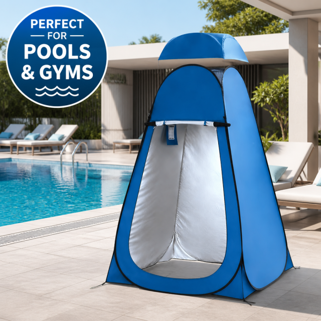 Pop Up Shower Tent 2 Person with Removable Floor & Ventilation Window | Privacy Outdoor Camping Bathroom Tent for Beach Hiking,HXM,Pop Up Shower Tent 2 Person with Removable Floor & Ventilation Window | Privacy Outdoor Camping Bathroom Tent for Beach Hiking