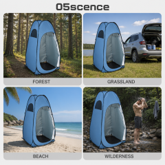 Pop Up Shower Tent 2 Person with Removable Floor & Ventilation Window | Privacy Outdoor Camping Bathroom Tent for Beach Hiking,HXM,Pop Up Shower Tent 2 Person with Removable Floor & Ventilation Window | Privacy Outdoor Camping Bathroom Tent for Beach Hiking
