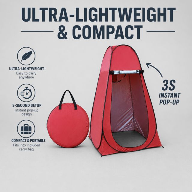 Pop Up Shower Tent 2 Person with Removable Floor & Ventilation Window | Privacy Outdoor Camping Bathroom Tent for Beach Hiking,HXM,Pop Up Shower Tent 2 Person with Removable Floor & Ventilation Window | Privacy Outdoor Camping Bathroom Tent for Beach Hiking