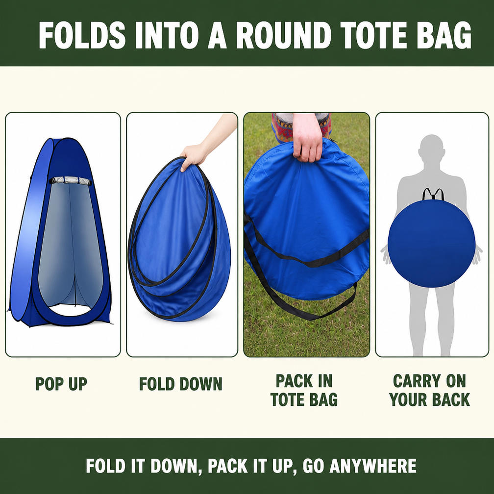 Privacy Changing Tent Pop Up Portable Toilet Tent with Carry Bag | Outdoor Dressing Room Shelter for Beach Camping Festival,HXM,Privacy Changing Tent Pop Up Portable Toilet Tent with Carry Bag | Outdoor Dressing Room Shelter for Beach Camping Festival
