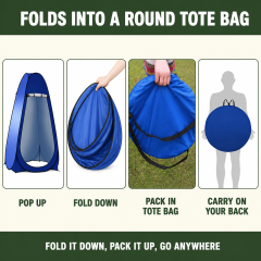 Privacy Changing Tent Pop Up Portable Toilet Tent with Carry Bag | Outdoor Dressing Room Shelter for Beach Camping Festival,HXM,Privacy Changing Tent Pop Up Portable Toilet Tent with Carry Bag | Outdoor Dressing Room Shelter for Beach Camping Festival