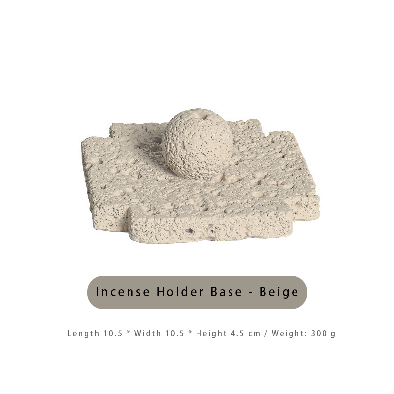 Minimalist Geometric Stone Base