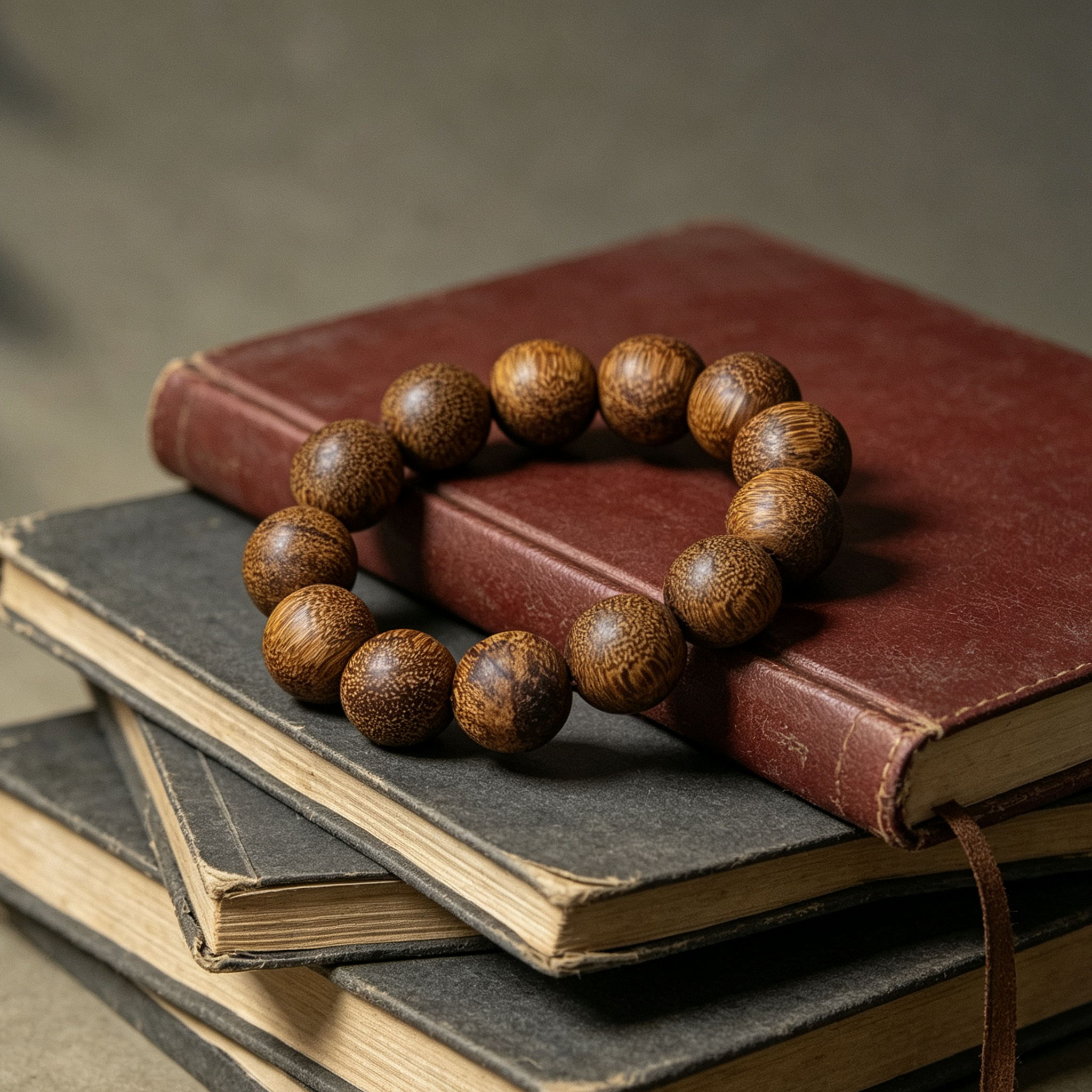 White Qinan Agarwood Meditation Bracelet | A Portable Anchor for Inner Peace
