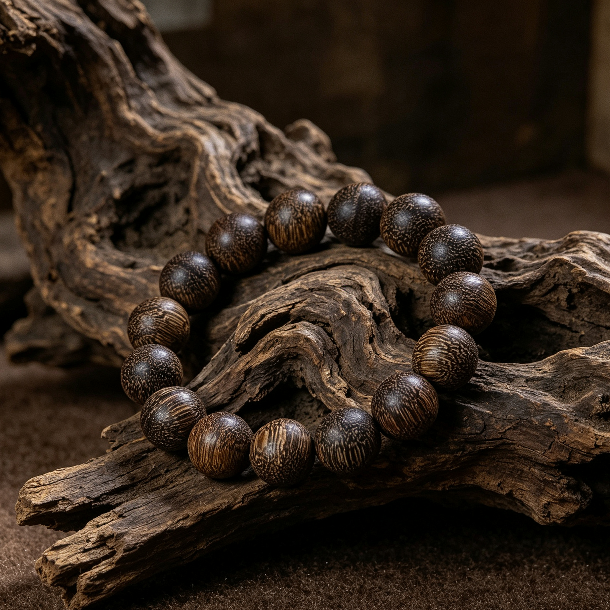 Nha Trang White Qinan Agarwood Bracelet | A Portable Anchor for Inner Serenity