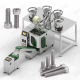 Screw Counting Packing Machine with 4 Bowl Feeders