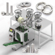 Screw Washer Nut Packing Machine with Label Applicator