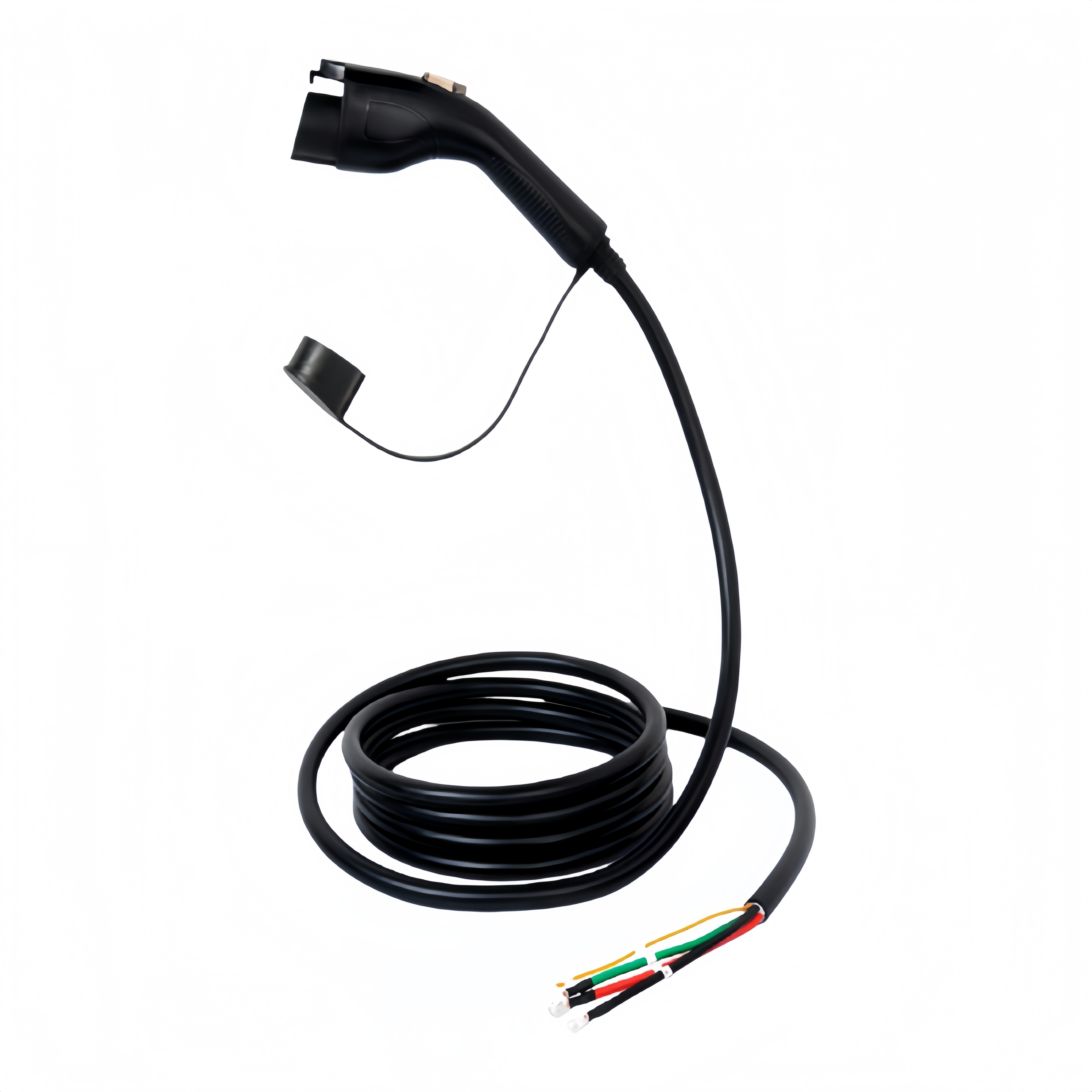 SAE J1772 Type 1 Plug-Open, UL 2251 EV Charging Cable,Custom Lengths & Logo Printing Available,ShinCharge | Electric Vehicle Charging Products OEM & ODM Manufacturing | EV Charging Cable | Portable EV Charger | Wall-mounted EV Charger | EV Charging Station,EV Charging cable, SAE J1772 plug-Open, UL 2251