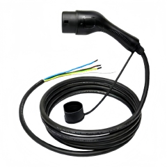 IEC62196 Type 2 Female to OPEN EV Charging Cable, Electric Vehicle AC Power Cable 1Phase 3Phase 250V 480V, Custom lengths & Logo Printing Available.,ShinCharge | Electric Vehicle Charging Products OEM & ODM Manufacturing | EV Charging Cable | Portable EV Charger | Wall-mounted EV Charger | EV Charging Station,EV type 2  female  to  OPEN cable  CE EN 62196