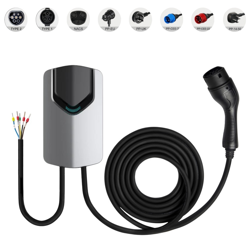Wall EV Charger, Electric Vehicle AC Charging Pile 7KW 9KW 11KW 22KW, Outdoor Waterproof, Durable for Residential Building Project.,ShinCharge | Electric Vehicle Charging Products OEM & ODM Manufacturing | EV Charging Cable | Portable EV Charger | Wall-mounted EV Charger | EV Charging Station,Wall EV Charger, CE(EN61851), UKCA, RoHS, TUV, CB-VCS-DP