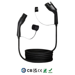 IEC62196 Type 2 to SAE J1772 Type 1 EV Charging Cable, 3.5KW 7KW AC Electric Vehicle Conversion Power Cable, Custom Lengths, Colors & Logo Printing Available.,ShinCharge | Electric Vehicle Charging Products OEM & ODM Manufacturing | EV Charging Cable | Portable EV Charger | Wall-mounted EV Charger | EV Charging Station,EV Charging cable, EN62196 type 2 to SAE J1772 type 1