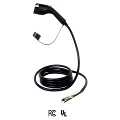 SAE J1772 Type 1 Plug-Open UL 2251 AC EV Charging Cable, 110-240V 16A 32A 40A 48A American Standard Electric Vehicle Power Cable, Custom Lengths, Colors & Logo Printing Available.,ShinCharge | Electric Vehicle Charging Products OEM & ODM Manufacturing | EV Charging Cable | Portable EV Charger | Wall-mounted EV Charger | EV Charging Station,EV Charging cable, SAE J1772 plug-Open, UL 2251