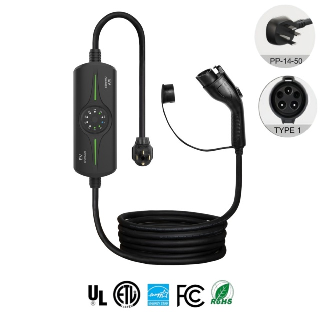 Portable EV Car Charger, Type 1, Type 2, NACS, 3.5KW 7KW 9KW Mobile Electric Vehicle AC Charger.,ShinCharge | Electric Vehicle Charging Products OEM & ODM Manufacturing | EV Charging Cable | Portable EV Charger | Wall-mounted EV Charger | EV Charging Station,Portable EV Charger, CE(EN62752), UKCA, RoHS, TUV, CB