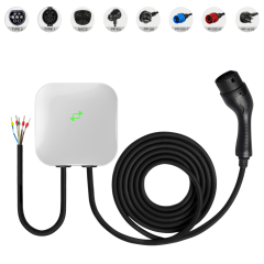 Wall AC EV Charger, Electric Vehicle Charging Pile 7KW 9KW 11KW 22KW, Outdoor Waterproof, Durable for Residential Building Project.,ShinCharge | Electric Vehicle Charging Products OEM & ODM Manufacturing | EV Charging Cable | Portable EV Charger | Wall-mounted EV Charger | EV Charging Station,Wall EV Charger, CE(EN61851), UKCA, RoHS, TUV, CB-VCS-MB