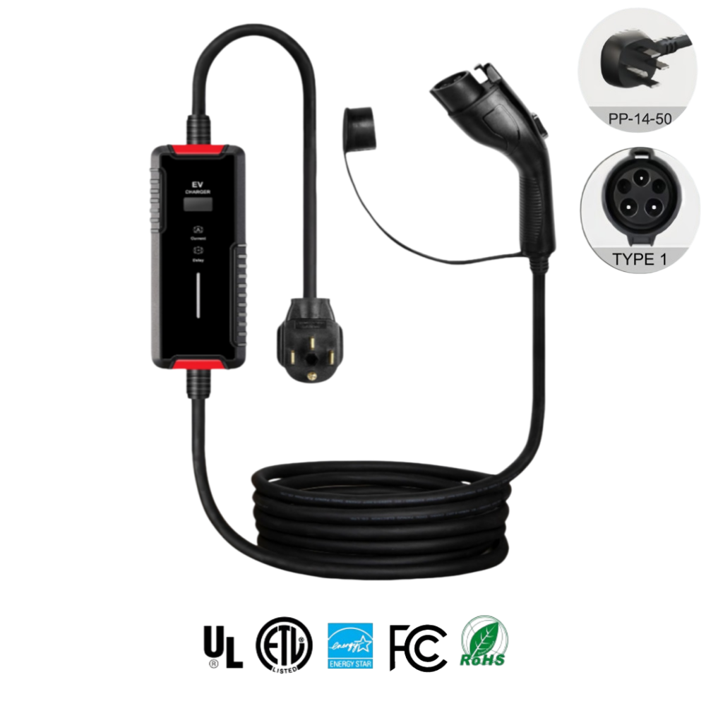 Mobile EV AC Charger, Type 1, Type 2, NACS, 3.5KW 7KW 9KW Portable Electric Vehicle Car Charger, Fully Certified, IP65 Weather-proof, Safe & Reliable, Plug & Play, Timer function, User-friendly.,ShinCharge | Electric Vehicle Charging Products OEM & ODM Manufacturing | EV Charging Cable | Portable EV Charger | Wall-mounted EV Charger | EV Charging Station,Portable EV Charger, CE(EN62752-2024), UKCA, RoHS, TUV, CB, SAA, RCM-VPC-B1
