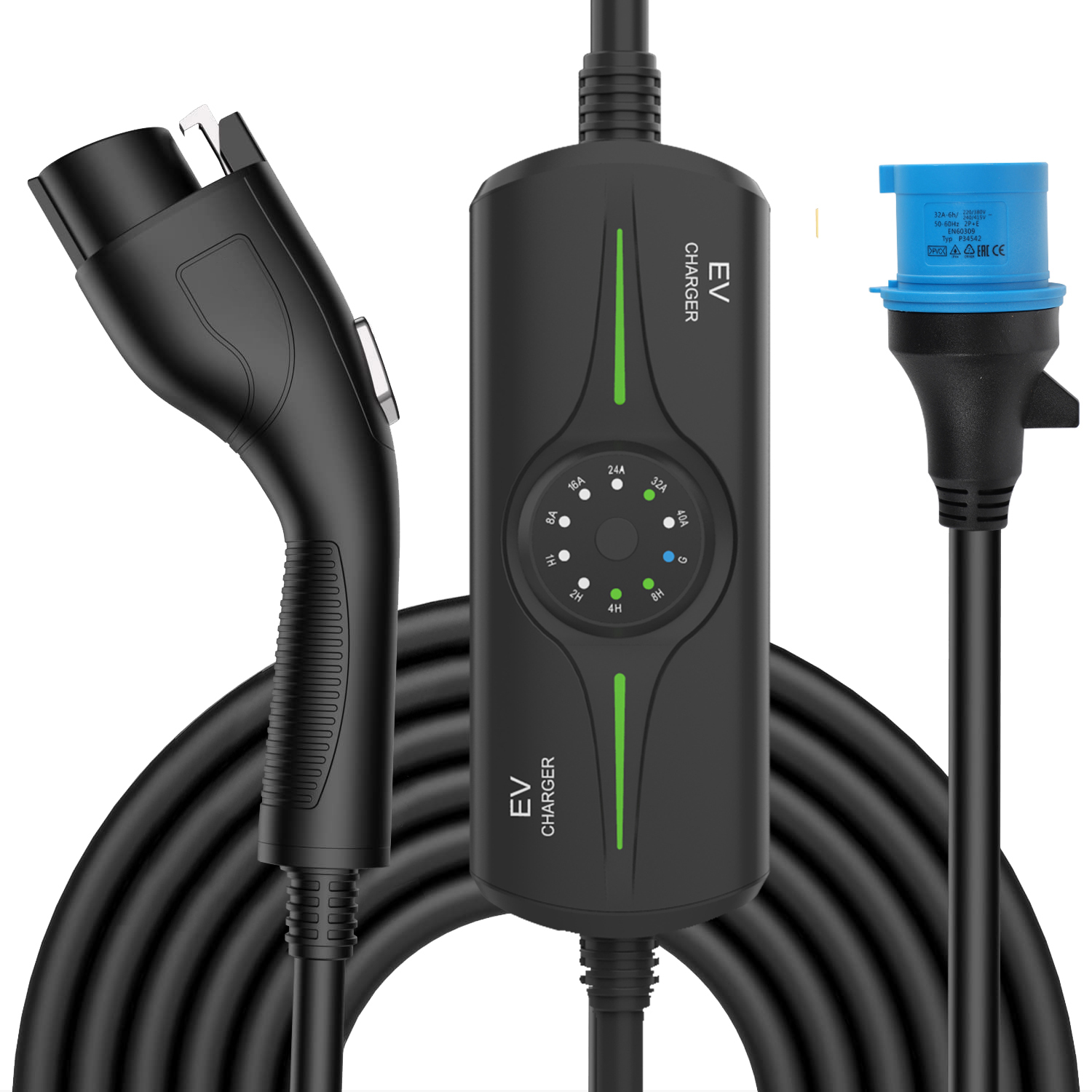 Portable EV Charger, Type 1, Type 2, NACS, 3.5KW 7KW 9KW Mobile Electric Vehicle Car AC Charger, Fully Certified, Stylish Design, IP65 Waterproof, Safe & Reliable, Plug-and-Play, Timer function, User-friendly.,ShinCharge | Electric Vehicle Charging Products OEM & ODM Manufacturing | EV Charging Cable | Portable EV Charger | Wall-mounted EV Charger | EV Charging Station,Portable EV Charger, CE(EN62752), UKCA, RoHS, TUV, CB