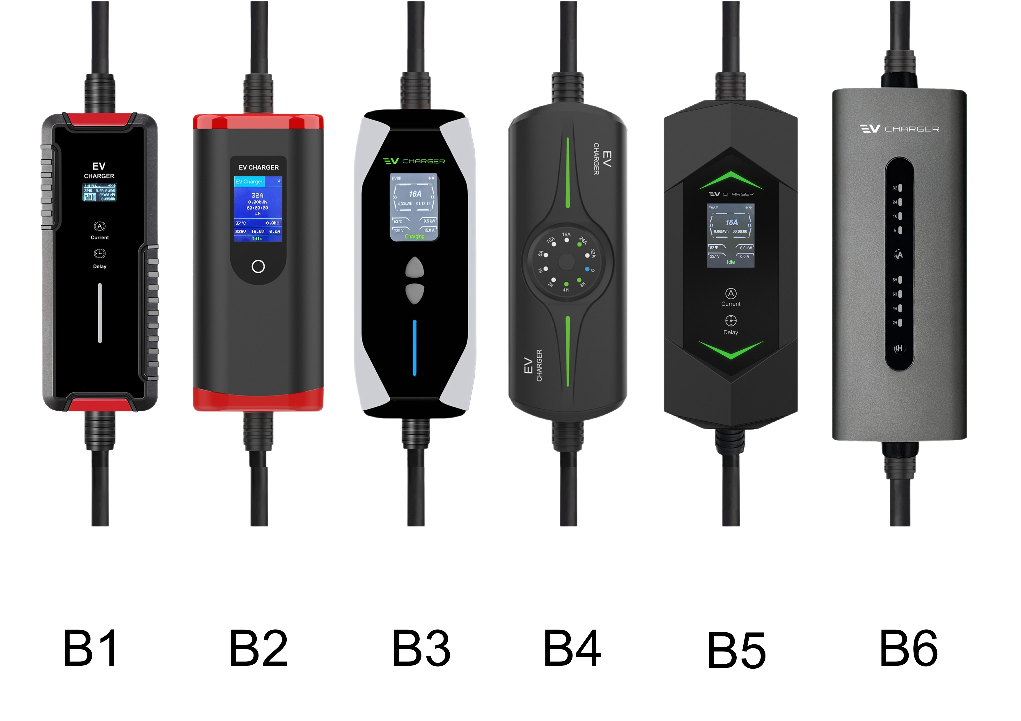 Portable EV Charger, Type 1, Type 2, NACS, 3.5KW 7KW 9KW Mobile Electric Vehicle Car AC Charger, Fully Certified, Stylish Design, IP65 Waterproof, Safe & Reliable, Plug-and-Play, Timer function, User-friendly.,ShinCharge | Electric Vehicle Charging Products OEM & ODM Manufacturing | EV Charging Cable | Portable EV Charger | Wall-mounted EV Charger | EV Charging Station,Portable EV Charger, CE(EN62752), UKCA, RoHS, TUV, CB