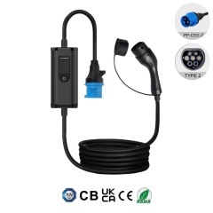 Portable EV AC Charger, Type 1, Type 2, NACS, 3.5KW 7KW 9KW 11KW 22KW Electric Vehicle Car Mobile Charger, Fully Certified, IP67 Weather-proof, Safe & Reliable, Plug & Play, Timer Function, User-friendly.,ShinCharge | Electric Vehicle Charging Products OEM & ODM Manufacturing | EV Charging Cable | Portable EV Charger | Wall-mounted EV Charger | EV Charging Station,Portable EV Charger, CE (EN62752-2024), UKCA, RoHS, TUV, CB, SAA, RCM-VPC-B2