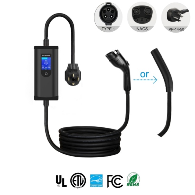 Portable EV AC Charger, Type 1, Type 2, NACS, 3.5KW 7KW 9KW 11KW 22KW Electric Vehicle Car Mobile Charger, Fully Certified, IP67 Weather-proof, Safe & Reliable, Plug & Play, Timer Function, User-friendly.,ShinCharge | Electric Vehicle Charging Products OEM & ODM Manufacturing | EV Charging Cable | Portable EV Charger | Wall-mounted EV Charger | EV Charging Station,Portable EV Charger, CE (EN62752-2024), UKCA, RoHS, TUV, CB, SAA, RCM-VPC-B2