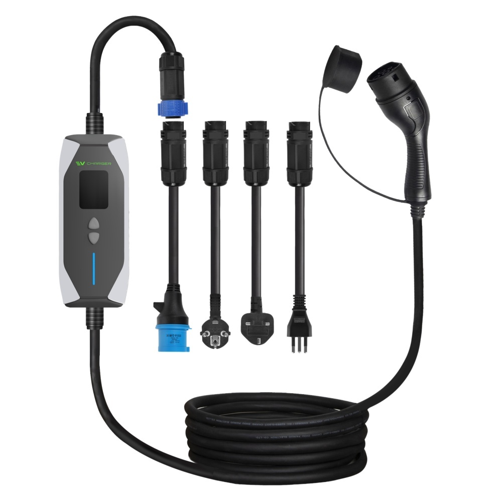 Portable EV Charger, Type 1, Type 2, NACS, 3.5KW 7KW 9KW Electric Vehicle Car Mobile AC Charger, Fully Certified, IP67 Weather-proof, Safe & Reliable, Plug & Play, Timer function, User-friendly.,ShinCharge | Electric Vehicle Charging Products OEM & ODM Manufacturing | EV Charging Cable | Portable EV Charger | Wall-mounted EV Charger | EV Charging Station,Portable EV Charger, CE (EN62752-2024), UKCA, RoHS, TUV, CB, SAA, RCM-VPC-B3