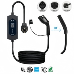 Portable EV Charger, Type 1, Type 2, NACS, 3.5KW 7KW 9KW 11KW 22KW Electric Vehicle Car Mobile AC Charger, Fully Certified, IP67 Weather-proof, Safe & Reliable, Plug & Play, Timer Function, User-friendly.,ShinCharge | Electric Vehicle Charging Products OEM & ODM Manufacturing | EV Charging Cable | Portable EV Charger | Wall-mounted EV Charger | EV Charging Station,Portable EV Charger, CE (EN62752-2024), UKCA, RoHS, TUV, CB, SAA, RCM-VPC-B5