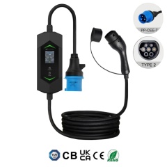 Portable EV Charger, Type 1, Type 2, NACS, 3.5KW 7KW 9KW 11KW 22KW Electric Vehicle Car Mobile AC Charger, Fully Certified, IP67 Weather-proof, Safe & Reliable, Plug & Play, Timer Function, User-friendly.,ShinCharge | Electric Vehicle Charging Products OEM & ODM Manufacturing | EV Charging Cable | Portable EV Charger | Wall-mounted EV Charger | EV Charging Station,Portable EV Charger, CE (EN62752-2024), UKCA, RoHS, TUV, CB, SAA, RCM-VPC-B5