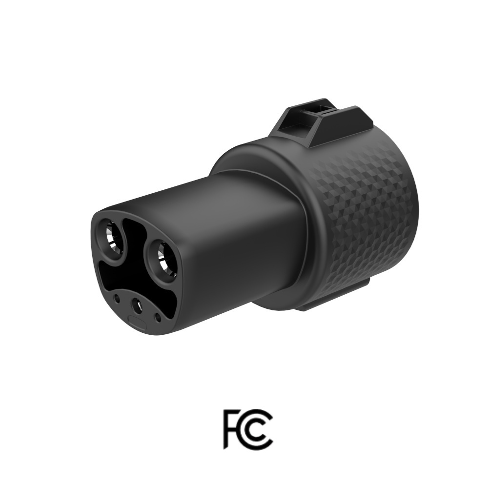 SAE J1772 Type 1 Female to Tesla Male EV Charging Adapter,ShinCharge | Electric Vehicle Charging Products OEM & ODM Manufacturing | EV Charging Cable | Portable EV Charger | Wall-mounted EV Charger | EV Charging Station,SAE J1772 Type 1 Female to Tesla Male adaptor