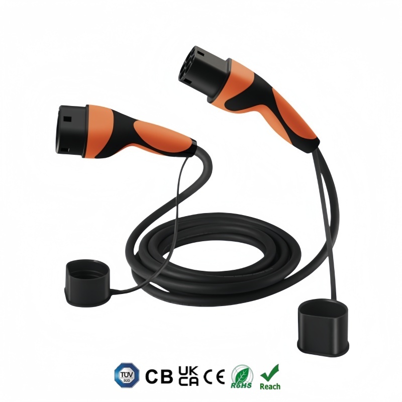 IEC 62196 Type 2 to Type 2 EV Charging Cable Certified | 3.5KW to 22KW | 16A 32A | Non-slip Rubbery Feel,ShinCharge | EV Charging Products OEM & ODM Manufacturing | EV Charging Expert.,IEC 62196 Type 2 to Type 2 EV Charging Cable Certified | 3.5KW to 22KW | 16A 32A | Non-slip Rubbery Feel