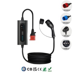 Portable EV Charger 3.5‑22kW | Custom CEE EU Plugs Type 2 Electric Car Charging Cable,ShinCharge | EV Charging Products OEM & ODM Manufacturing | EV Charging Expert.,Portable EV Charger 3.5‑22kW | Custom CEE EU Plugs Type 2 Electric Car Charging Cable