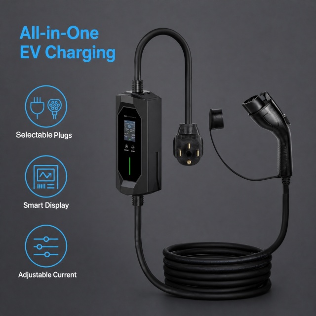 Portable EV Charger 3.5kW-22kW, Customizable Power Plugs and Charging Connectors for Electric Vehicle Home Charging,ShinCharge | EV Charging Products OEM & ODM Manufacturing | EV Charging Expert.,Portable EV Charger 3.5kW-22kW, Customizable Power Plugs and Charging Connectors for Electric Vehicle Home Charging | B57