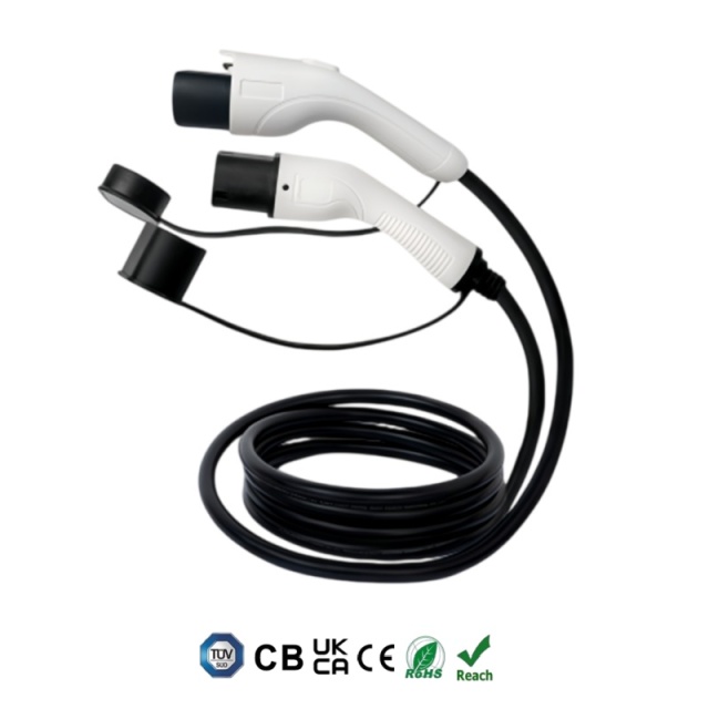 IEC621961 Type 2 to GBT 20234.2-2015 EV Charging Cable | 3.5kW-22kW,ShinCharge | EV Charging Products OEM & ODM Manufacturing | EV Charging Expert.,Type 2 to GB/T EV Charging Cable 32A 22kW | IEC to Chinese GBT Charger Lead