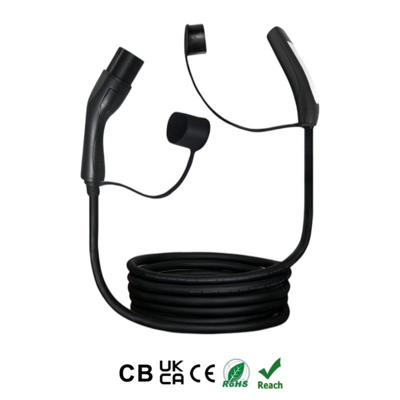 IEC 62196 Type 2 to SAE J3400 NACS TesIa EV Charging Cable | 3.5kW 7kW,ShinCharge | EV Charging Products OEM & ODM Manufacturing | EV Charging Expert.,Type 2 to NACS Tesla Charging Cable – 3.5kW / 7kW (16A / 32A) IEC 62196 to SAE J3400 Adapter Cable for Charging Your Tesla at Type 2 Wallboxes & Public AC Chargers