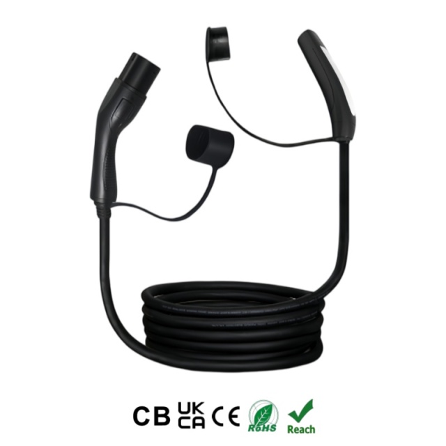 IEC 62196 Type 2 to SAE J3400 NACS TesIa EV Charging Cable | 3.5kW 7kW,ShinCharge | EV Charging Products OEM & ODM Manufacturing | EV Charging Expert.,Type 2 to NACS Tesla Charging Cable – 3.5kW / 7kW (16A / 32A) IEC 62196 to SAE J3400 Adapter Cable for Charging Your Tesla at Type 2 Wallboxes & Public AC Chargers