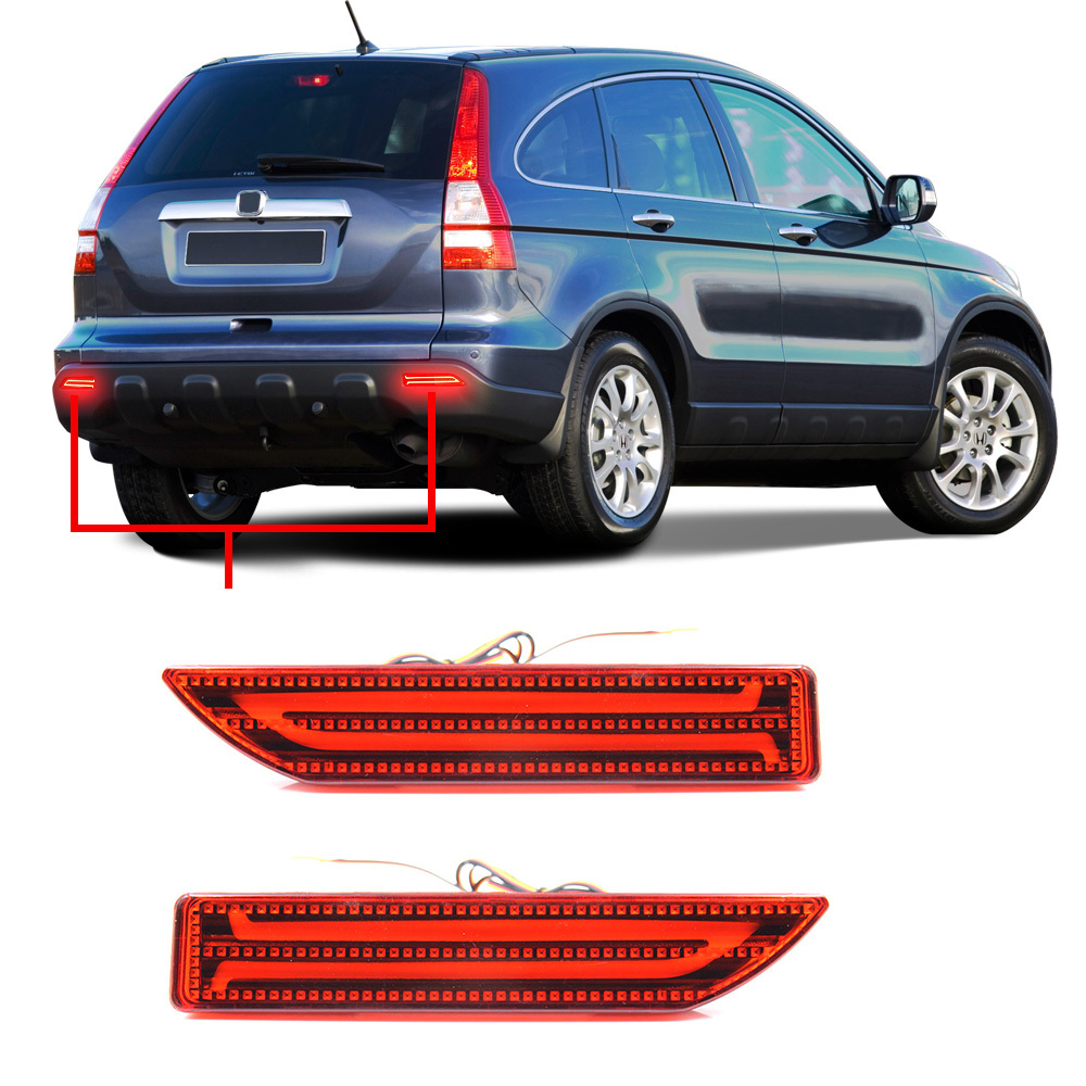 Honda City 2011-2013 Honda CR-V 2009 LED Rear Bumper Reflector Tail Lamp IP67 Waterproof High Brightness Thick PC Lens Wholesale Auto Mod Parts,MY SHOP,Wholesale LED Rear Bumper Reflector Tail Lamp IP67 Waterproof High Brightness Thick PC Lens Auto Mod Parts