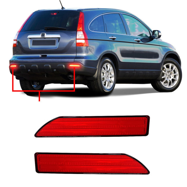 Honda City 2011-2013 Honda CR-V 2009 LED Rear Bumper Reflector Light IP67 Waterproof Full Epoxy Sealed High Brightness UV-Proof Thick PMMA Lens Auto Modification Parts,MY SHOP,IP67 Waterproof LED Rear Bumper Reflector Light Full Epoxy Sealed High Brightness UV-Proof Thick PC Lens Auto Mod Parts