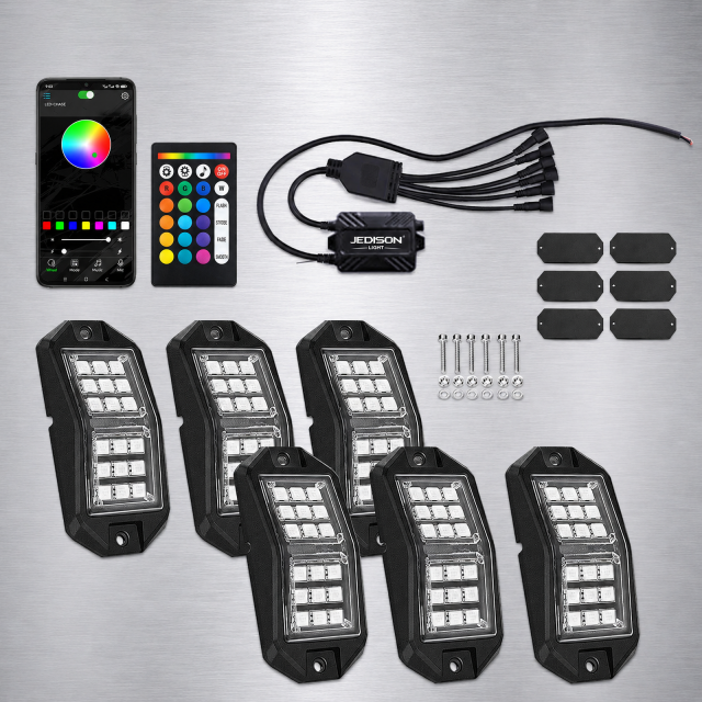 RGB Chassis Underglow LED Strip Sound Flash Activated IP68 Waterproof Exterior Decor Accessory for Car Pickup,MY SHOP,RGB Chassis Underglow LED Strip Sound Flash Activated IP68 Waterproof Exterior Decor Accessory for Car Pickup