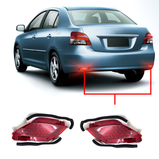 Toyota Vios 2009 NCP93 Full Function LED Rear Bumper Lamp Driving Brake Sequential IP67 Waterproof High Brightness Auto Mod Parts,MY SHOP,Full Function LED Rear Bumper Lamp Driving Brake Sequential IP67 Waterproof High Brightness Auto Mod Parts