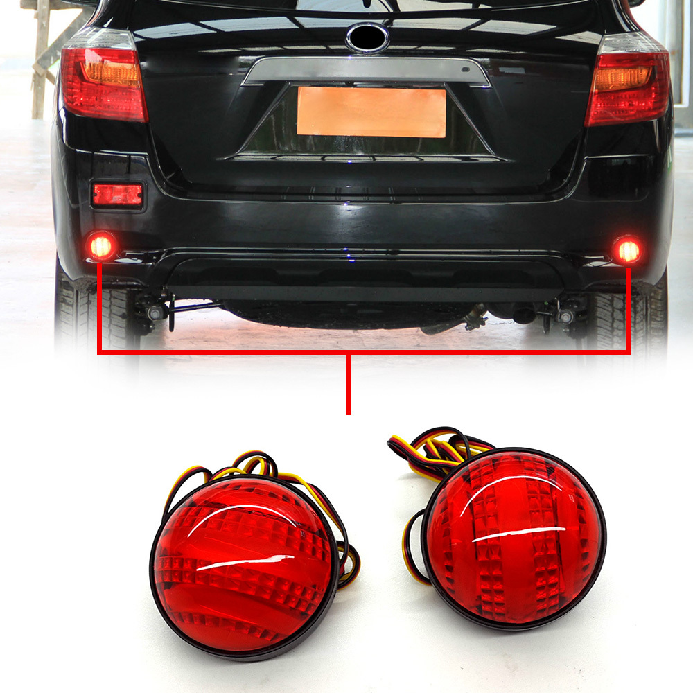 Toyota Mitsubishi 12V Durable ABS PMMA LED Rear Bumper Light Auto Tail Rear Bumper Lamp for SUV Truck Pickup Offroad Vehicle,MY SHOP,12V Durable ABS PMMA LED Rear Bumper Light Auto Tail Rear Bumper Lamp for SUV Truck Pickup Offroad Vehicle