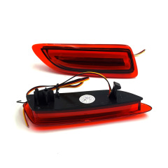 Toyota Nissan Mitsubishi 12V High Bright LED Rear Bumper Light Red Lens Plug & Play Car Mod Parts for Sedan SUV MPV Pickup Truck,MY SHOP,12V High Bright LED Rear Bumper Light Red Smoke White Lens Plug & Play Car Mod Parts for Sedan SUV MPV Pickup Truck