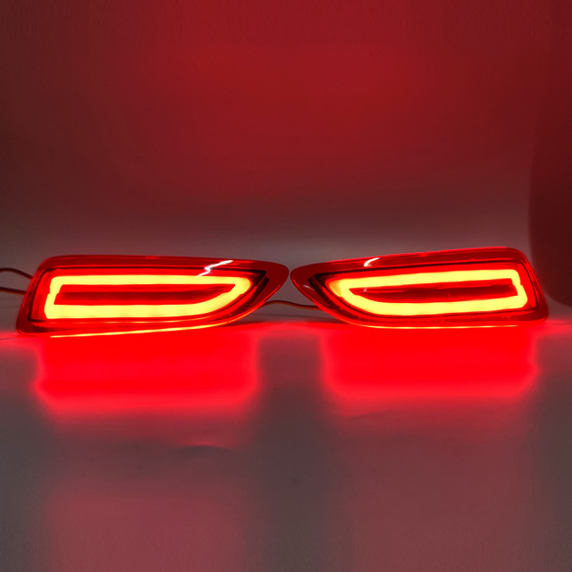 Toyota Nissan Mitsubishi 12V High Bright LED Rear Bumper Light Red Lens Plug & Play Car Mod Parts for Sedan SUV MPV Pickup Truck,MY SHOP,12V High Bright LED Rear Bumper Light Red Smoke White Lens Plug & Play Car Mod Parts for Sedan SUV MPV Pickup Truck