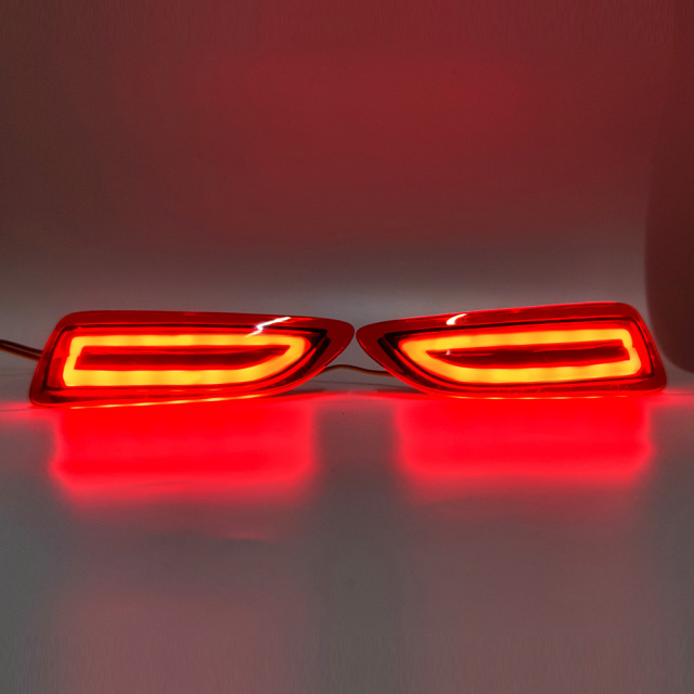Toyota Nissan Mitsubishi 12V High Bright LED Rear Bumper Light Red Lens Plug & Play Car Mod Parts for Sedan SUV MPV Pickup Truck,MY SHOP,12V High Bright LED Rear Bumper Light Red Smoke White Lens Plug & Play Car Mod Parts for Sedan SUV MPV Pickup Truck