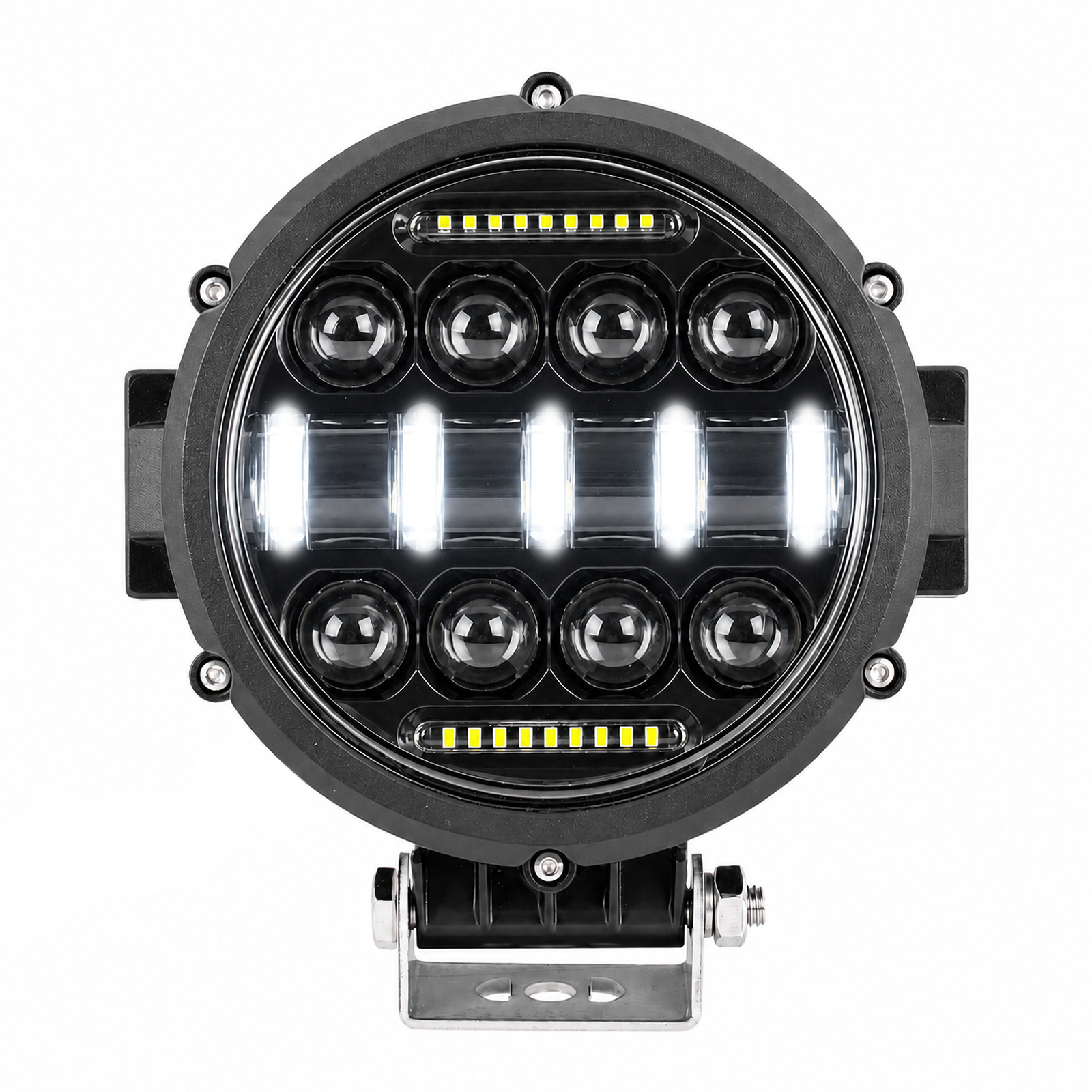 7 Inch Round Spot Flood Combo LED Work Driving Light 12V 24V IP67 Waterproof for Truck SUV ATV UTV 4x4 Offroad,MY SHOP,7 Inch Round Spot Flood Combo LED Work Driving Light 12V 24V IP67 Waterproof for Truck SUV ATV UTV 4x4 Offroad