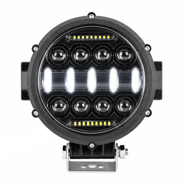 7 Inch Round Spot Flood Combo LED Work Driving Light 12V 24V IP67 Waterproof for Truck SUV ATV UTV 4x4 Offroad,MY SHOP,7 Inch Round Spot Flood Combo LED Work Driving Light 12V 24V IP67 Waterproof for Truck SUV ATV UTV 4x4 Offroad